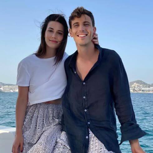 Paula Batet with her boyfriend Pau Torres.